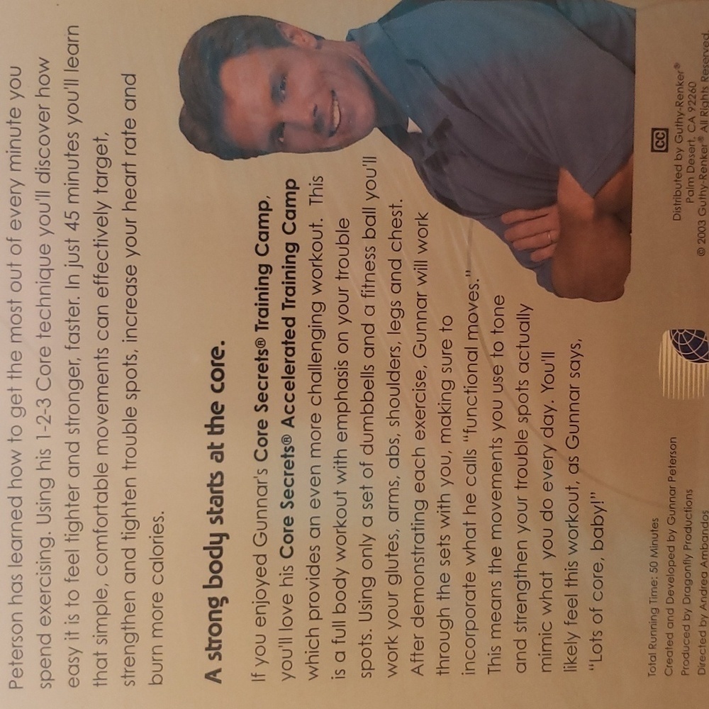 NWOT Unopened Exercise DVD: Accelerated Training Camp Advanced Gunner Pe… - Picture 4 of 8